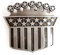 eeddoo® Gürtelschnalle - Silver Star (Buckle für Wechselgürtel für Damen und Herren | Belt Frauen Männer Oldschool Rockabilly Metall Gothic Wave Rock Biker Western Trucker Casino Skull)