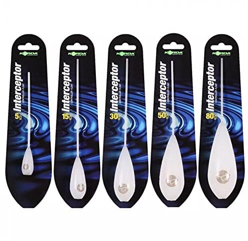 Korda Interceptor Controller Float, 50g, Durable Plastic, Super Buoyant, Quick Size Switch, Flat Surface Lie, Perfect for Surface Fishing, Easy to Use and Highly Effective for Catching Fish
