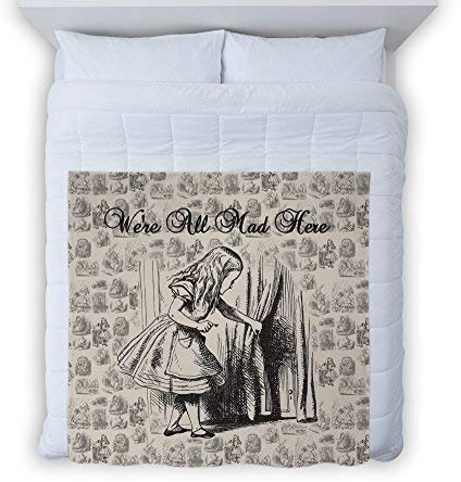 Alice Im Wunderland We'Re All Mad Here Design Fleece Design Weiche Fleecedecke