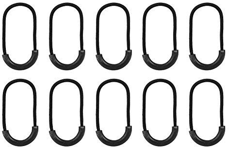 VGEBY 10 Stücke 7 cm Reißverschluss Zipper Gepäck Reißverschluss Fixer Ersatz Schnur Seil Clip Schnalle für Camping Reise Outdoor