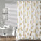 Lush Decor Rideau de Douche Motif Ananas Doré 182,9 x 182,9 cm