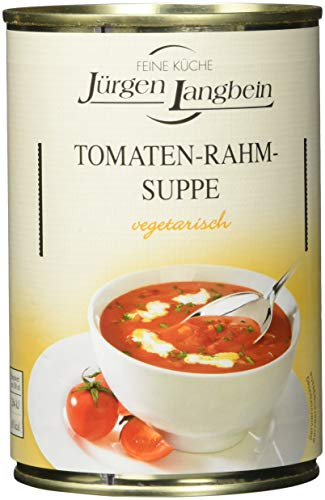 Jürgen Langbein Tomaten-Rahm-Suppe, 6er Pack (6 x 400 ml)