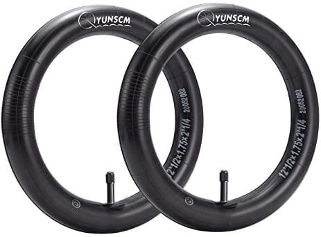 YunSCM 2PCS 45/57-203 Verdickung Kid Bike 12/12.5 Zoll 12/12.5x1.75 12/12.5x1.95 12/12.5x2.25 Schlauch 12x1.75/2.25 AV32mm Ventil Kompatibel 12 Zoll Kinderfahrrad Fahrradschlauch 12 1/2 X 2 1/4