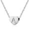 AFSTALR Kette mit Buchstabe A Silber Kette Damen Herz Initialschmuck für Frauen Thanksgiving Weihnachten Schmuck Geschenk