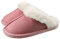 SMajong Hiver Chaussons Maison pour Femme Homme Mousse Mémoire Peluche Pantoufles Intérieure Antidérapant Chaud Pantoufles Daim Fourrure Mules(Rose 36/37 EU)