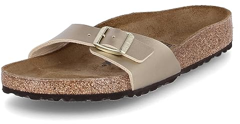 BIRKENSTOCK Men's Madrid Bf Sandal, Gold, 5.5 UK