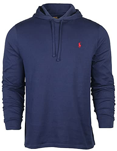 Polo Ralph Lauren Langärmeliges Herren-Kapuzenshirt, Marineblau, Small