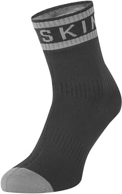 SealSkinz Unisex Sealskinz Mautby Wasserdichte Knöchellänge Socken für Alle Wetter mit Hydrostop Technologie SEALSKINZ Mautby Wasserdichte Knöchellänge Socken für warmes Wetter mit Hydrostop Technologie (1er Pack)