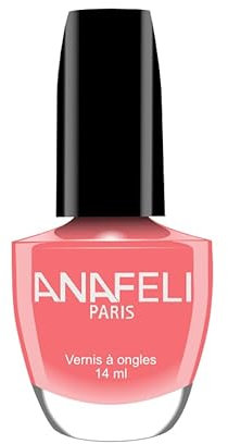 Vernis à Ongles ANAFELI - Corail rosé n° 95 - Pinceau large pour une application facile