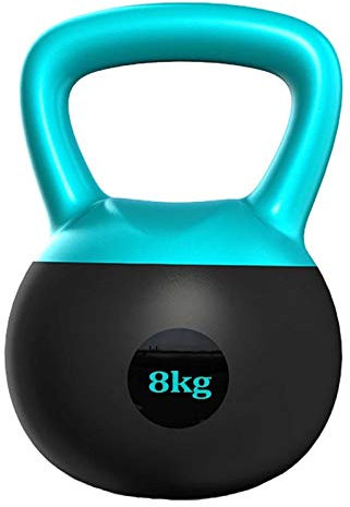 Kettlebell Weiche Kettlebell, Hausgymnastik Professionelle Kerntraining Kraft Training Gewicht, Anti-Collision PVC Soft Shell, 8kg / 18 Lb