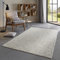 Taracarpet Skandi Landhaus Teppich Hand-Web-Teppich aus hochwertiger Schurwolle 2700 Gramm/qm beidseitig legbar echte Handarbeit Natur grau Meliert 200x300 cm