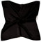 MayTree Seidentuch aus 100% Maulbeer-Seide - Quadratisch einfarbig schwarz 53x53 - Luxuriöses Damen Halstuch - Eleganter Bandana-Schal für Damen - Luxus und Komfort für Erwachsene