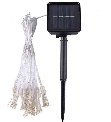 LED Pusteblume Feuerwerk Lichterkette Weihnachten Garten Rasen Party Solarleuchten