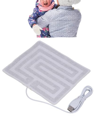 Leapiture Heizplatte, Heizplatte, Weste, Heizkissen, sicher, weich, bequem, warm, elektrische Heizplatte für Wintermäntel, Outdoor, Innenbereich, Büro, Zuhause