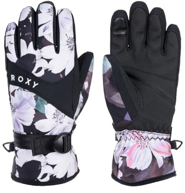 Roxy Jetty - Funktionelle Ski-/Snowboardhandschuhe für Mädchen 4-16 Schwarz