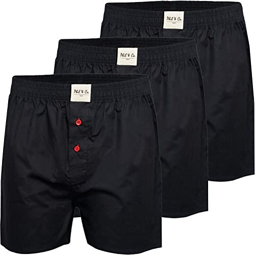3 Phil & Co Webboxer Basis Herren American Boxer Boxershorts kariert oder Druck S - 4XL, Grösse:M, Präzise Farbe:Design 9