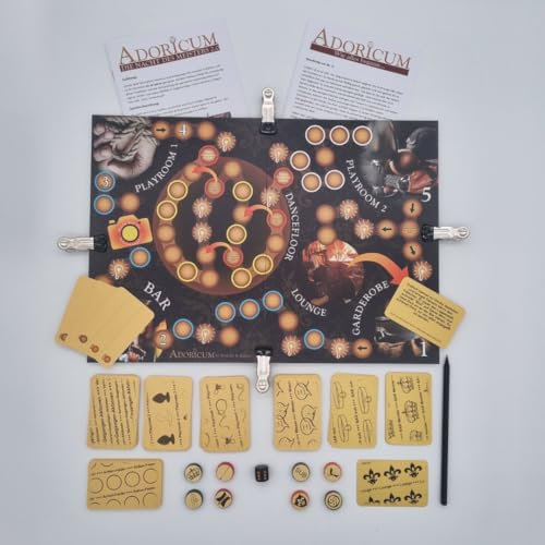 Adoricum - Die Nacht des Meisters 2.0 - Erotikspiel - BDSM Brettspiel - Brettspiel für Erwachsene - Kinky Spiel