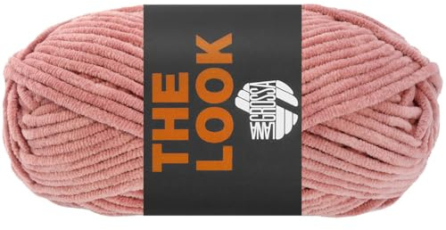 LANA GROSSA The Look | Samtig weiches und stabiles Chenillegarn | Handstrickgarn aus 100% Polyester | 100g Wolle zum Stricken & Häkeln | 120m Garn FB4