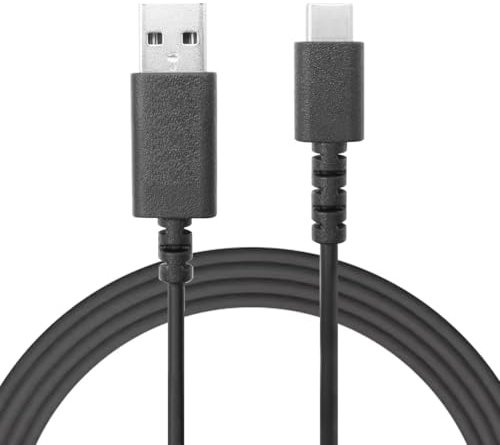 NoirVogel Typ-C Ladekabel, USB C auf USB (1,8m) für Logitech G502X Wireless G502X Plus G Pro X Superlight 2 Gaming Maus G Pro X 2 Lightspeed G733 Headset