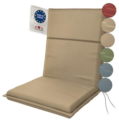 Doppler Niederlehner-Auflage Sierra, Gartenstuhl-Polster 100x48x6 cm