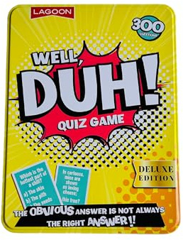 University Games Well Duh! Deluxe Game in a Tin