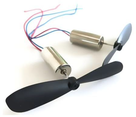 2PCS 716 Hollow Cup Motors With Propellers EKFBQBGW