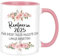 Kaffeetasse Keramik,Ruhestand Geschenk 2025 FüR Frauen,SchöNer Spruch 'FüR Diese Tasse Musste Ich Lange Arbeiten',Renteneintritt Geschenkidee,Rentner Tasse In Rosa,Geschenke FüR Rentner
