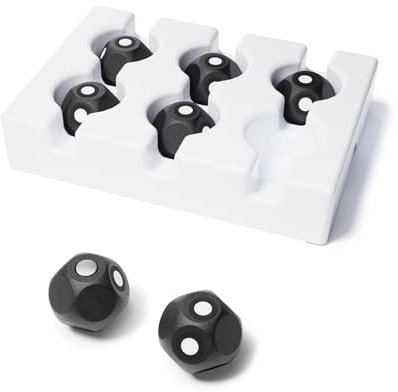 Revopoint 6 Stück 3D Magnetische Kugelmarker Set für 3D Scanning, 3D Scanning Marker für 3D Scanner, 3D Tracking Punkte zur Verhinderung von Tracking Verlust und Verbesserung der Genauigkeit