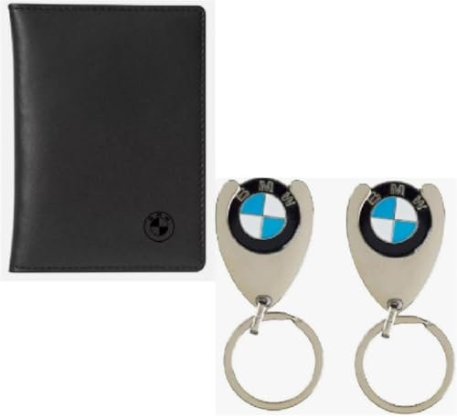 BMW Fahrzeugscheinhülle & Schlüsselanhänger mit Einkaufschip