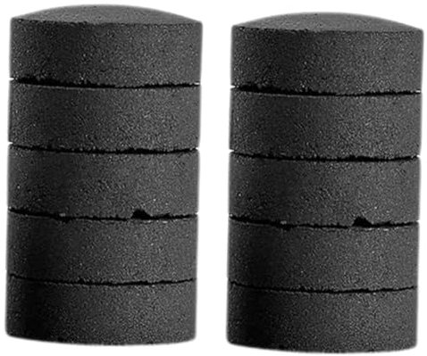 CIMAXIC 10stücke Kohletabletten Aus Holzkohle Für Grillen Und Camping Als Kaminkohle Und Feuerkohle Tragbare Grillkohle Für Draußen