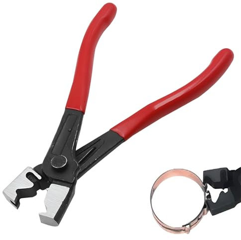 Pinza stringitubo, pinza stringitubo, pinza stringitubo, pinza per colletto, pinza per morsetto auto, pinza per fascette stringitubo tipo Clic-R, per auto e girevole