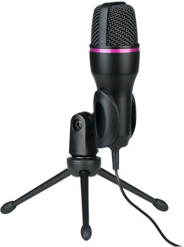 Huvqianu PC USB Kondensator Mikrofon,USB Mikrofon Für Spiele - Plug-and-Play-Design für Videoanrufe, Gesang und Spiele