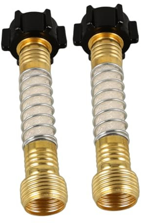 INOOMP 2stücke Schlauchverlängerung Für Wohnmobil-wasserfilter Flexibler Rv-schlauchadapter Erweiterbarer Schlauchanschluss Für Wohnmobile Schlauchzubehör Für Camper