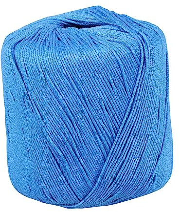 HOMSFOU 1 Rotolo Corda Cotone per Lavori Corda Flessibile e Resistente per Uncinetto e Macramè Facile Duratura Adatta per Creatività