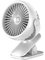 JZFOACHR Mini -Clip -Lüfter USB -Ladungswand -Deckenventilator Zwei in Einer stummen Windkraft tragbare Clip -Fan -Student -Office -Fans (weiß)