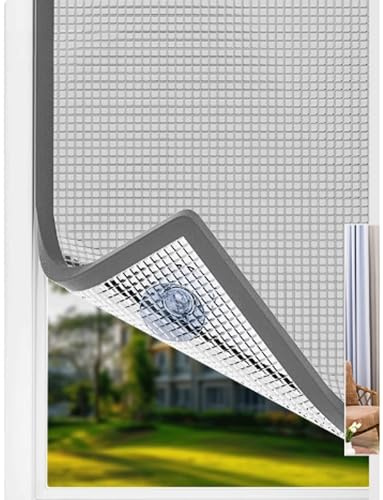Genérico Hitzereflektierende Folien für Fenster, Sonnenschutzfolien für Fenster und Türen, Aluminiumisolierung 6 mm, mit Saugnäpfen (Hemming, 50 x 50 cm)