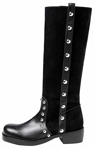 Cinq à Sept Women's Knee High Boot, Black, 8 UK