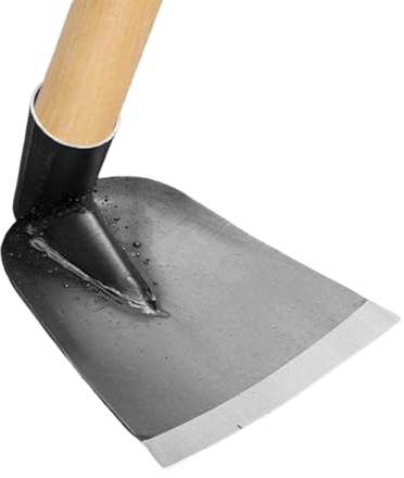 Garden Hoe | Manganese Steel Hoe Head for Planting and Gardening | Hand Tool Digging Fork Soil Loosening House Garden Lawn