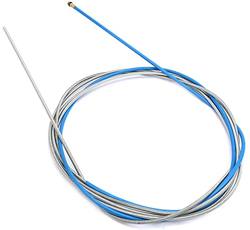 Saluaqui Welder Mig 250 Pro Liner 36KD 5.2m Welding Wire Feeding Tube Premium Steel Wire High Dielectricity Flexibility for Feeding Replacement for Welding (Binzer 36KD 3 Meters)