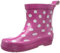 Playshoes Stivali In Gomma A Semialbero, Stivali In Gomma A Semialbero Unisex - Bambini e ragazzi, Puntini Rosa, 20 EU