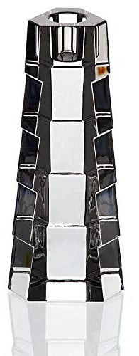 Kerzenhalter Kerzenständer Hexagon 17 cm Glas Bleikristall Stabkerze