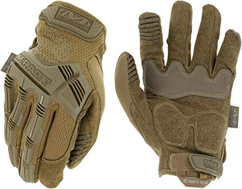 Mechanix Wear: M-Pact Taktische Handschuhe mit sicherer Passform, Touchscreen-fähige Schutzhandschuhe für Herren, Arbeitshandschuhe mit Aufprallschutz und Vibrationsdämpfung (Braun, XX-Large)