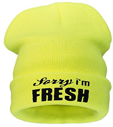 4sold Beanie Hats Sorry I'm Fresh ( Noe Yellow)