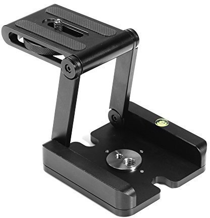 Fotga CNC Aluminum Folding Camera Z Desktop Stand Holder Qr Tripod Flex Tilt Ball Head