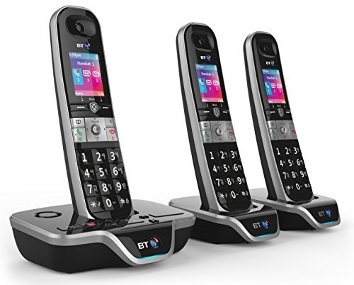 BT 8600 Advanced Call Blocker Cordless Home Phone with Answer Machine (Trio Handset Pack)