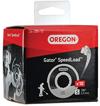 Oregon 24-280-10 Fil de coupe Gator SpeedLoad, 2,0 mm paquet de 10