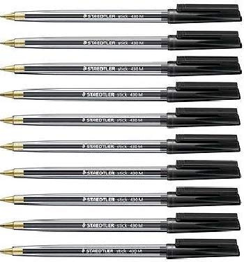 STAEDTLER 430 Medium Black (pack of 10)