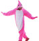 wotogold Pigiama di Squalo Animale Costumi Cosplay per Adulti Unisex Rose Red L