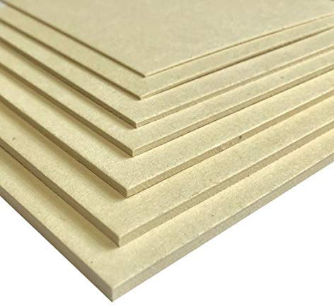 BRAMANTE Finnpappe, Holzpappe 0,5 mm 70 x 100 cm 10 Stück (1 Box)