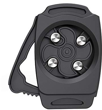YZOTEK Manueller Dosenöffner - Sicherheit Easy Go Swing Mühelos/Oben Ohne Keine Scharfe Kante Öffner für Bar-Werkzeug, Haushaltsküche, Camping, Party, Picknick (für 8-19 Unzen Getränkedosen)-Schwarz